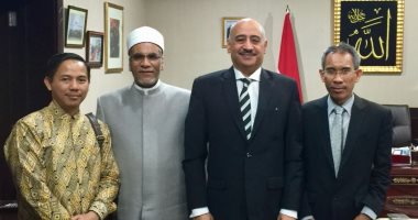 السفير المصري في إندونيسيا يستقبل عميد كلية الدراسات الإسلامية  بالأزهر