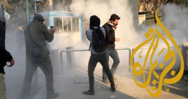 فيديو.. الجزيرة تتحول لبوق إيرانى.. وإعلاميوها يصفون المتظاهرين بالمخربين