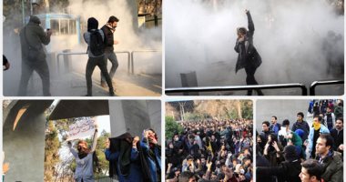قتلى ومصابون فى قمع الشرطة الإيرانية لمظاهرات ضد حكومة طهران