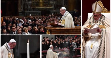 البابا فرانسيس يترأس قداس لصالح شهداء حادث مارمينا بحلوان
