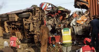 تفحم 53 شخصا وإصابة 29 آخرين فى حادث مرورى مروع غرب الكاميرون