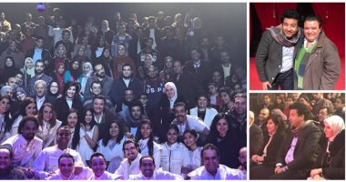 فيديو وصور.. خالد جلال يحتفل بليلة رأس السنة مع جمهور "سلم نفسك"