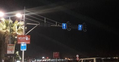 قارئ يشكو من تعطل إشارات المرور بشارع سوتر فى محافظة الإسكندرية