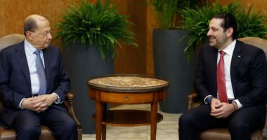 الرئيس ميشال عون يلتقى سعد الحريرى قبيل جلسة مجلس الوزراء فى قصر بعبدا