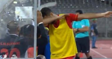 فيديو.. لاعب سعودى مهدد بالسجن بسبب احتفال "الداب"