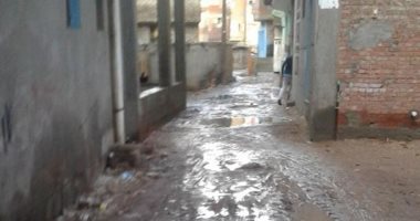 صور .. اضبط مخالفة .. شوارع قرية البصارطة بدمياط تتحول لبركة طين 