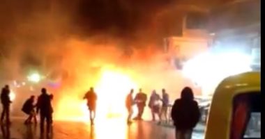 فيديو.. حريق توك توك بمدينة بيلا فى كفر الشيخ دون إصابات