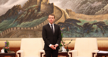 ماكرون يلتقى نواب الشعب الصينى ببكين (صور)