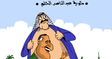 كاريكاتير اليوم السابع يحتفى بمرور 100 عام على ميلاد جمال عبد الناصر