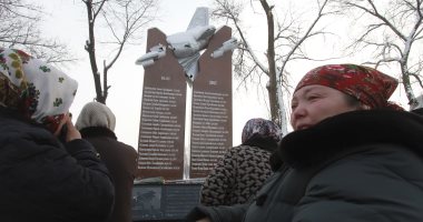 صور.. احياء الذكرى الأولى لضحايا تحطم طائرة تركية فى قيرغيزستان