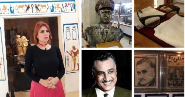 نضال الناطور تسجل حلقة خاصة عن متحف جمال عبد الناصر بالقرية الفرعونية