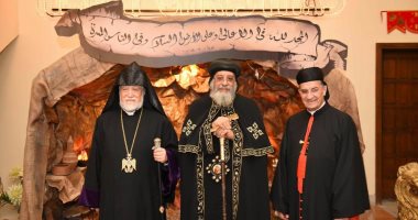 صور.. البابا تواضروس يستقبل بطريرك الكنيسة المارونية فى لبنان بالكاتدرائية