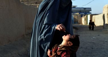 صور.. انطلاق حملة التطعيم ضد شلل الأطفال فى أفغانستان