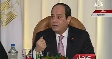 الرئيس السيسي: أنا مسئول أمام الله وأمام المصريين ألا تسقط مصر
