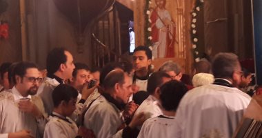 صور وفيديو.. البابا تواضروس يترأس قداس عيد الغطاس بالإسكندرية
