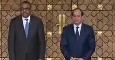 الرئيس السيسى: مصر وإثيوبيا لديهما إرادة سياسية وعزم على تجاوز أى عقبات