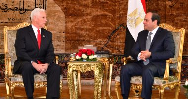  نائب الرئيس الأمريكى لـ السيسى: مصر شريك استراتيجى مهم لواشنطن