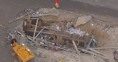 قارئ يشكو عدم انهاء الحفر لمواسير المياه بشارع المعهد الدينى فى الإسكندرية