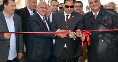 رئيس جامعة طنطا يفتتح تطوير المبنى الرئيسى وبوابة كلية التربية‎