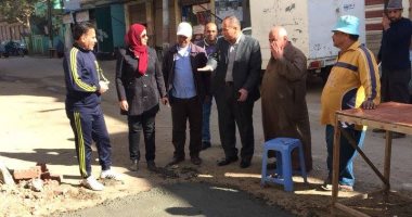 تنفيذ أعمال الرصف وإحلال وتجديد شبكة مياه الشرب فى قرى مركز الزرقا بدمياط