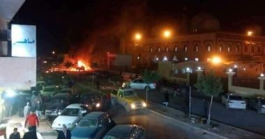 جرحى فى انفجار سيارة مفخخة بمنطقة السلمانى ببنغازى الليبية
