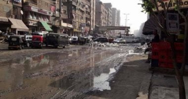 مياه الصرف تغرق شارع سنتر عبده فى قليوب والأهالى يستغيثون بالمحافظ