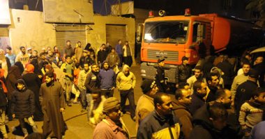 قراء "اليوم السابع" يشاركون بفيديوهات لحريق مخزن الهرم