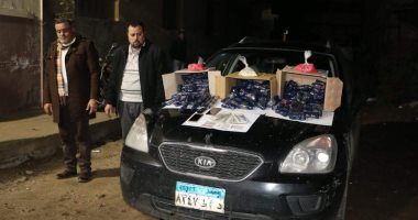 صور... ضبط مدير مبيعات وسائق أثناء تهريبهما 70 ألف قرص مخدر إلى السعودية