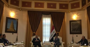 محلب ورئيس برلمان العراق يؤكدان تذليل العقبات لزيادة التبادل التجارى