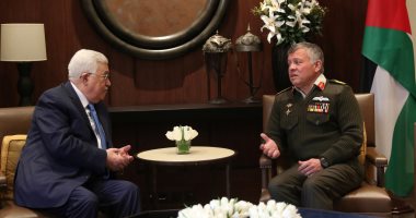 العاهل الأردنى والرئيس الفلسطينى يبحثان الجهود المبذولة للدفع بعملية السلام