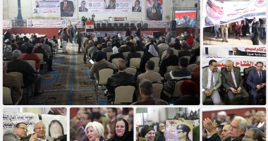 مهرجان عمالى لاتحاد عمال مصر لدعم السيسى بانتخابات الرئاسة
