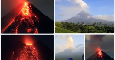 بركان "مايون" يثور مجددا وسط هلع السكان فى الفلبين