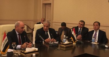 إبراهيم محلب يلتقى رئيس برلمان العراق و6 وزراء لمناقشة ملف إعادة الإعمار