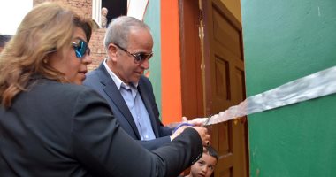 افتتاح أعمال تطوير مدرسة ووحدة صحية وترميم 14منزلا بالقناطر الخيرية