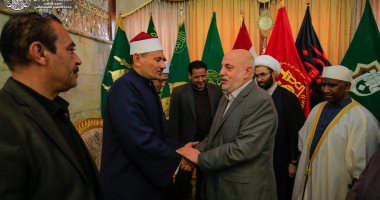 وسائل إعلام عراقية: وفد من علماء الأزهر  يزور مرقد على بن أبى طالب بالعراق