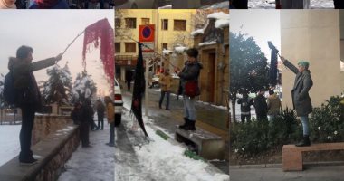 صور.. إيرانيات يتحدين القانون ويخلعن الحجاب فى شوارع بلادهن