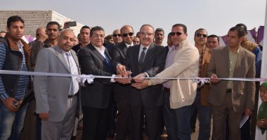 صور.. محافظ بنى سويف يفتتح المرحلة الأولى من إعادة إعمار 1000 منزل
