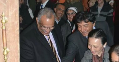 سفير اليابان ورئيس التنسيق الحضارى يوزعان جوائز تصميم الفراغ الحضرى لحمام بشتك