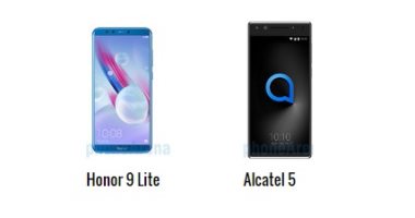 إيه الفرق.. أبرز الاختلافات بين هاتفى Alcatel 5 و Honor 9 Lite