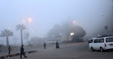 شبورة مائية تغطى سماء القاهرة والجيزة والمرور يناشد توخى الحذر