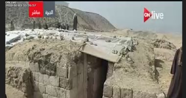 فيديو.. بعد اكتشافها على يد بعثة مصرية خالصة.. أول صورة لمقبرة "حتبت" بالأهرامات