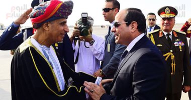استقبال رسمى للرئيس عبد الفتاح السيسي و12 طلقة مدفعية بقصر العلم (صور)