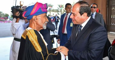 الرئاسة: تطابق رؤى مصر وسلطنة عمان فى تضافر جهود المجتمع الدولى لحل الأزمات