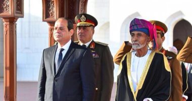 صور.. لقطات من زيارة الرئيس السيسى إلى سلطنة عمان
