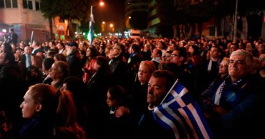 صور.. أنصار الرئيس القبرصى يحتفلون بشوارع نيقوسيا بعد فوزه بولاية ثانية