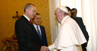 البابا فرنسيس يستقبل أردوغان فى أول زيارة لرئيس تركى منذ 59 عاما