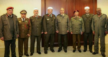 حفتر يلتقى مبعوث ملك الأردن بمقر القيادة العامة للجيش الليبى بالرجمة