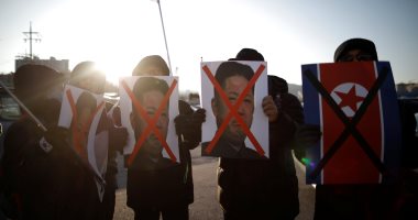 مظاهرات بكوريا الجنوبية اعتراضا على مشاركة بيونج يانج فى الأولمبياد (صور)