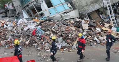 العثور على 3 جثث جديدة تحت أنقاض مبنى فى تايوان بسبب الزلزال