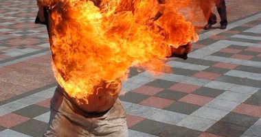 حبس سائق توك توك أشعل النار فى عامل بسبب خلاف داخل محطة وقود بعين شمس 